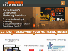 Tablet Screenshot of brandconstructors.com
